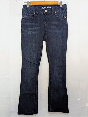 INC International Concepts Women's Dark Blue Bootcut Jeans